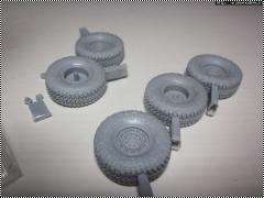  Def. Model. 1/35 HMMWV MT/R Wheel Set-sagged