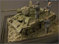 Звезда 1/35 Т-34/76 СТЗ модернизация завода №27 г.Ленинград