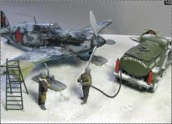Диорама 1/48 - Зимний аэродром