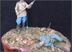 Диорама 1/35 Не убёг!