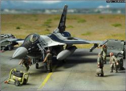 Academy 1/72 F-16C Blizzard Bad Guy