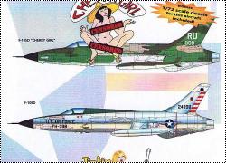   Cutting Edge 1/48 F-105 Fancy Girls Part 2