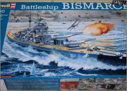 Обзор Revell 1/350 Bismark