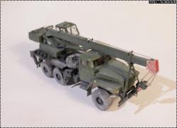 Конверсия ICM/Balaton Modell 1/72 Урал-4320 + Автокран КС-2573