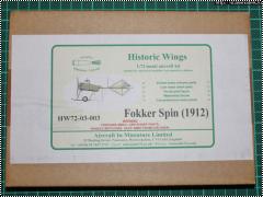 Обзор Historic Wings 1/72 Fokker Spin