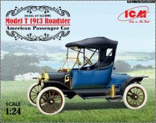 Обзор ICM 1/24 Ford Model T roadster 1913