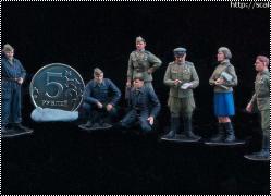 ICM 1/48 Soviet Air Force Pilots and Ground Personnel, 1943-1945