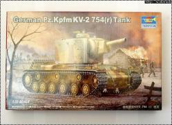  Trumpeter 1/35 Pz. Kpfw. KVII 754 (r),   00367