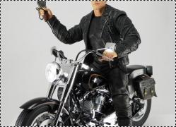 Aoshima 1/12 Bike V-Twin Custom Black Fat Boy