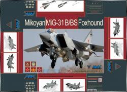 Релиз Avantgarde Model АМК88008 MiG-31B/BS 1/48