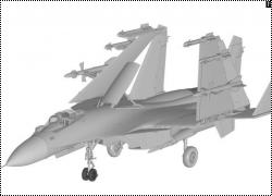 Анонс Звезда 1/72 Су-33 (3D-рендеры)