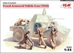 Анонс ICM 1/35 Французский экипаж бронеавтомобиля (1940 г.)