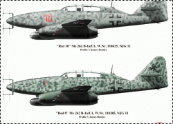  Eagle Cals 1/72, 1/48, 1/32: Me 262 B-1a/ U-1