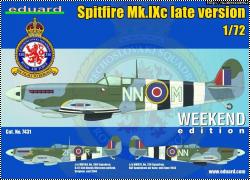  Eduard 1/72 Supermarine Spitfire Mk.IX late version Weekend edition