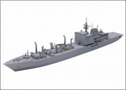 Анонс Aoshima 1/700 JMSDF Mashu-Class Supply Ship SP