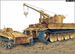 Анонс Dragon 1/35 Bergepanzer Tiger I, s.Pz.Abt.508 Demolition Charge Layer mit Borgward IV Ausf.A
