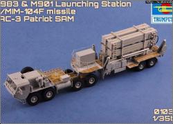  Trumpeter 1/35 M983 Tractor & M901 Launching Station w/MIM-104F missile of PAC-3 Patriort SAM
