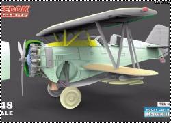 Анонс Freedom Model Kits 1/48 Curtis BF2C-1 Hawk III Model 68 - 3d-render