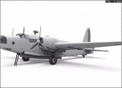  Airfix 1/72 Vickers Wellington Mk.IC - 3D-render