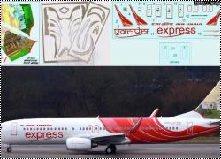   UP Rise 1/144 Boeing 737-800 Air India Express