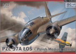 Анонс IBG Models 1/72 польский средний бомбардировщик PZL 37A Los