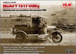 ICM 1/35 Model T 1917 Utility, Армейский автомобиль Австралии І МВ (рендеры)