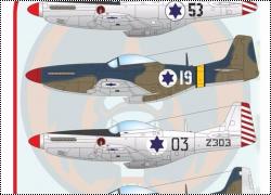 Анонс декаль Avalon 1/72 P-51D Mustang in IDF/IAF Service