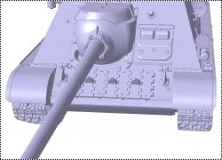 Рендеры Звезда 1/35 Су-100 #3668 