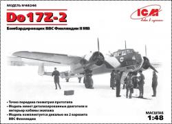 ICM 1/48 Do 17Z-2, Бомбардировщик ВВС Финляндии ІІ МВ (рендеры)