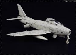 Анонс Kitty Hawk 1/48 North American FJ-2 Fury - тестовая сборка
