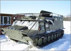 Walkaround вездеход из САУ 2С1 Гвоздика, село Гурское, Хабаровский край, Россия