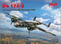 ICM 1/72 Do 17Z-2, Бомбардировщик ВВС Финляндии ІІ МВ (рендеры+отливки)