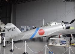 Walkaround Mitsubishi A6M2 type 21 V-128 (макет), Misawa Aviation and Science Museum, Japan