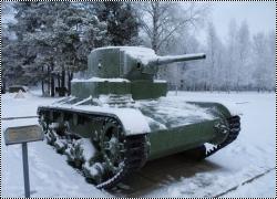 Walkaround легкий танк Т-26, Диорама Прорыв Блокады Ленинграда, Ленинградская область, Россия