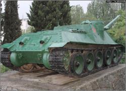 Walkaround САУ СУ-100, Памятник освободителям Алушты, Алушта, Крым, Россия