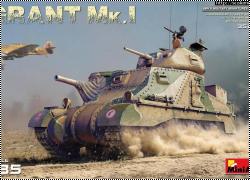 Анонс MiniArt 1/35 средний танк M3 Grant Mk.I