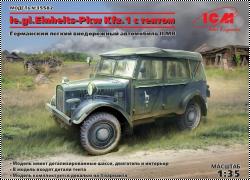Анонс ICM 1/35 легкий внедорожный автомобиль le.gl.Einheitz-Pkw Kfz.1 с тентом