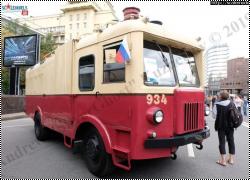 Walkaround грузовой троллейбус СВАРЗ ТГ-3, День Московского Транспорта, Москва, Россия