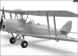 Анонс Airfix 1/48 de Havilland D.H.82a Tiger Moth - очередные рендеры