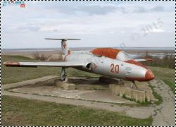 Walkaround Aero L-29 Delfin б/н 20, Музей военной техники Военная горка, Темрюк, Краснодарский край