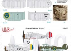  1/32 AIMS Models Gloster Gladiator