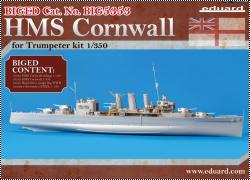 Анонс Eduard 1/350 BIG ED на тяжелый крейсер HMS Cornwall