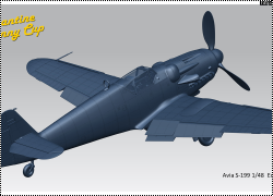  Eduard 1/48 Avia S-199 - 3D-