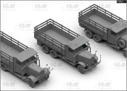 ICM в процессе 1/35 Wehrmacht 3-axle Trucks