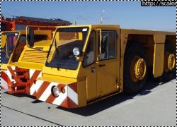 Walkaround аэродромный тягач БелАЗ-74212, авиабаза Энгельс, Саратовская область, Россия