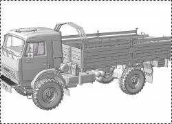 Анонс Звезда 1/35 КАМАЗ-4326 3Д-рендеры