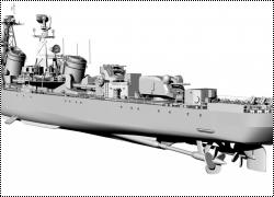 Анонс Комбриг 1/350 эсминец проекта 56 типа Спокойный - рендеры