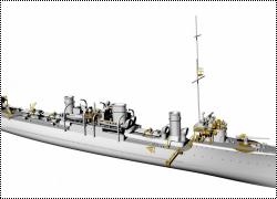 Анонс Рюрик 1/350 эсминец Гавриил - 3Д-рендеры