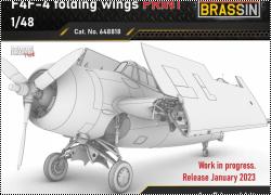  Brassin 1/48 Grumman F4F-4 Wildcat folding wings set