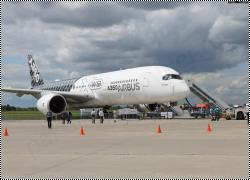 Walkaround Airbus A350-900XWB F-WWCF, МАКС-2017, Жуковский, Россия